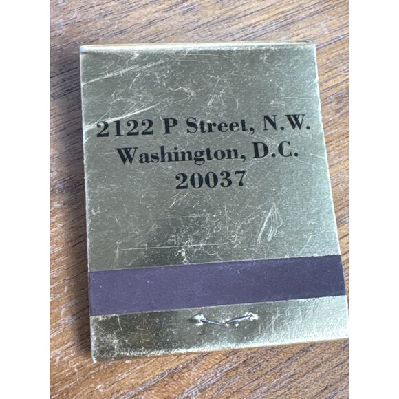 Vintage Washington D.C. Friend's Piano Bar Matchbook Unstruck 2122 P Street - Picture 2 of 5